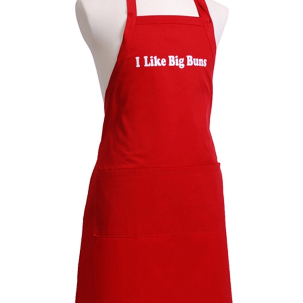 “I LIKE BIG BUNS” Men’s Grilling Apron - Picture 3 of 6